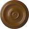 Ekena Millwork Traditional Ceiling Medallion (Fits Canopies up to 2 3/4"), Hand-Painted Smokey Topaz, 12"OD x 1"P CM12TRSTF - alternate 1